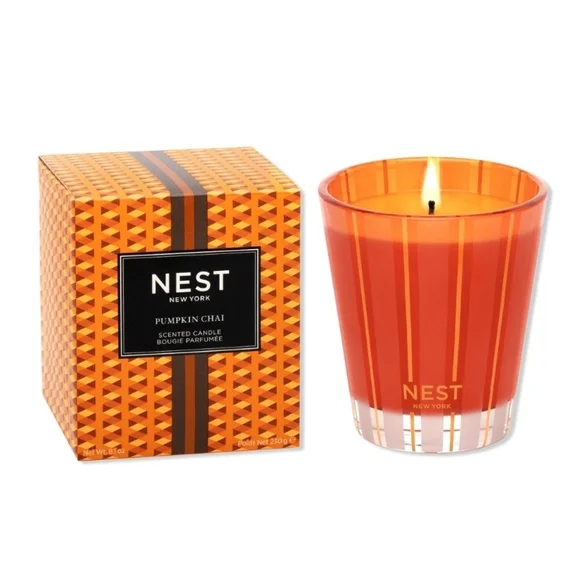 🏵NEST FRAGRANCES PUMPKIN CHAI CANDLE NIB - Picture 2 of 6